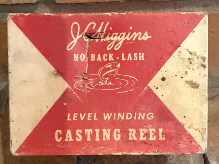 Moulinet De Pêche Vintage JC Higgins N°537-3105 - Fabriqué Aux USA