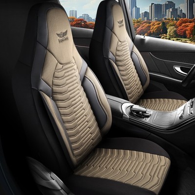 Pkw Sitzbezüge passend für Lexus GS in Beige Schwarz 1053P040