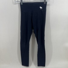 Abercrombie Kids Navy Blue Leggings girls  size 9/10
