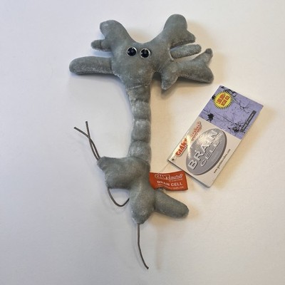 NWT GIANT MICROBES BRAIN CELL Stuffed Animal Plush Neuron Biology Class Medical