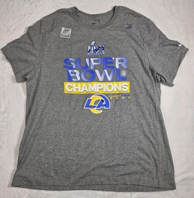 Nike Los Angeles Rams Men's NFL Trophy Collection T-shirt Size 2XL NEW XXL
