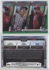 2017 Bowman Mega Box Green Refractor /99 Victor Robles Erick Fedde Austin Voth