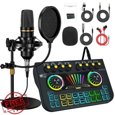 tenlamp X3-BM700S Podcast Mixer Mic
