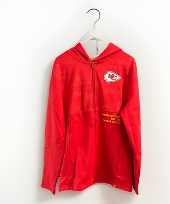 NFL Kansas City Chiefs Fanatics Full Zip Sweatshirt Adult Medium 