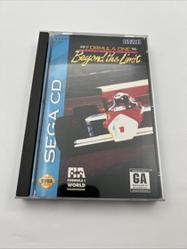 Formula One World Championship: Beyond the Limit (Sega CD) CIB Complete w/ Reg