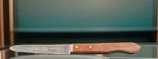 Imperial VERI-SHARP Grapefruit Knife Curved Stainless Blade w Wood Handle - USA