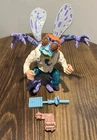 Vintage 1989 TMNT Baxter Stockman Action Figure - 100% Rare Blue Swatter Variant