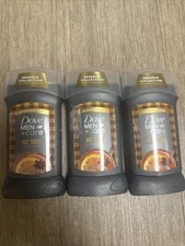 NEW! 3 Dove Men + Care HOT TODDY Reserve Collection 72 HR Deodorant