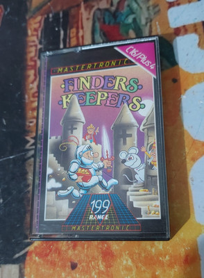 Finders Keepers (Mastertronic) Commodore 16/ 116/ +4 (Tape, Box, Manual) 8-bit