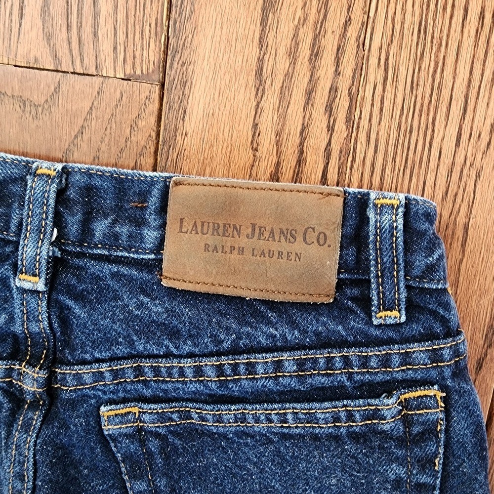 Lauren Ralph Lauren Vintage Straight Leg Jeans Size 4 Old Money 90s Classic thumbnail 9