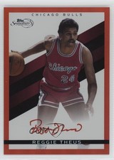 2008-09 Topps Signature Red Foil Facsimile /869 Reggie Theus #TS-RT 0s07