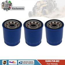 3pcs Oil Filter For Acura Honda Accord Civic CR-V Ridgeline 15400-PLM-A02