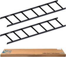 ICC Cable Runway Rack 5' Straight Section, 16-Gauge Steel, Made in USA, 2-Pack