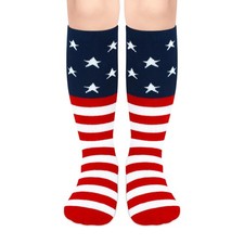 Olreco Toddler American Flag Socks 4th of July USA Kids Soccer...