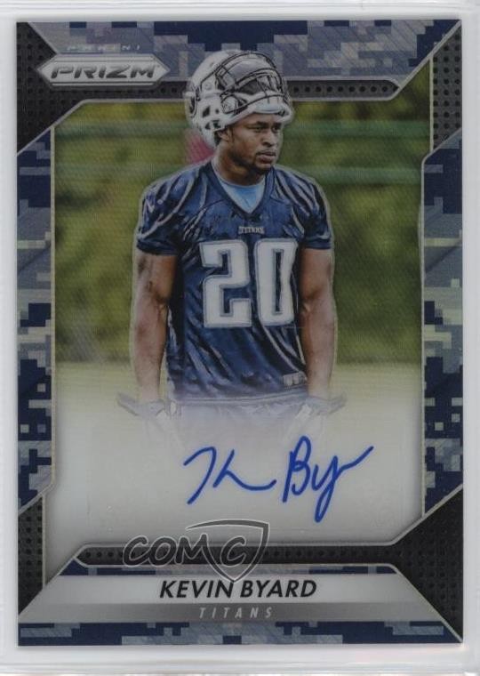 2016 Panini Prizm Rookie Auto Camo Prizm 23/25 Kevin Byard #RA-KBY Auto RC 1o52