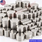 LOT Small Large Neodymium Magnets Disc Round Super Strong Rare Earth Magnet Thin