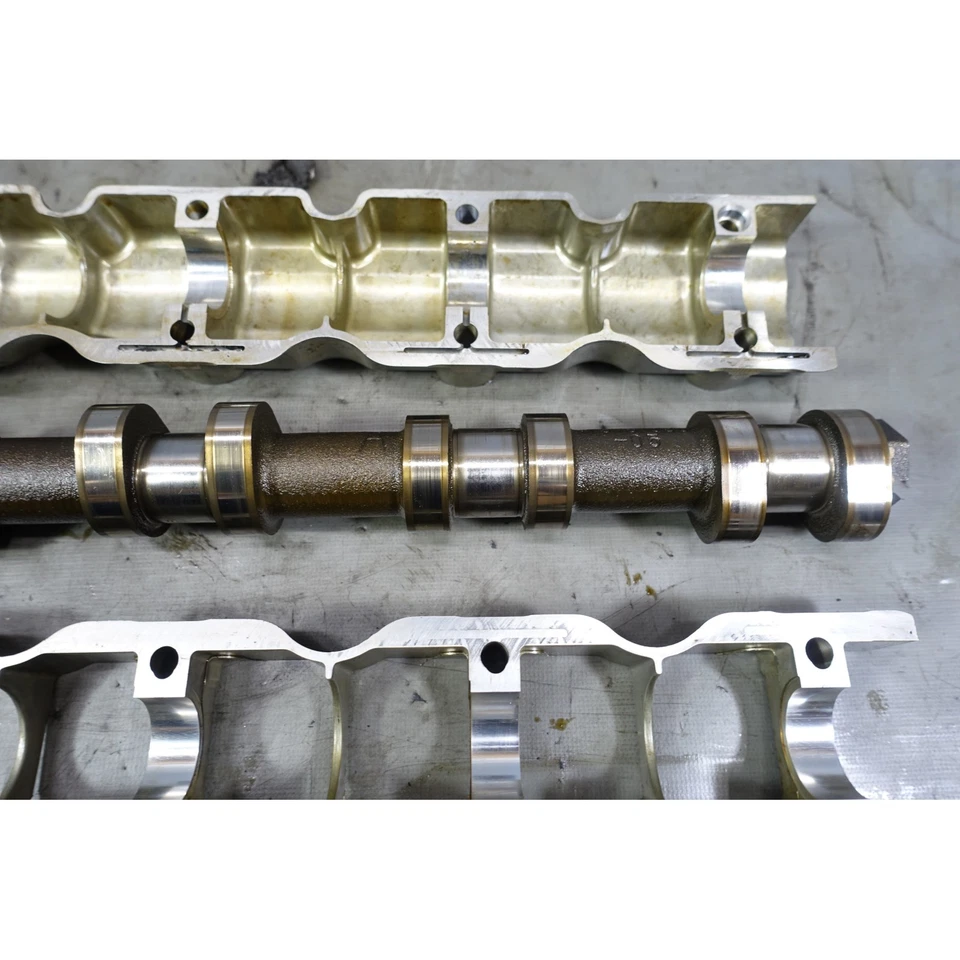 Árbol de levas de escape BMW N52 N51 con borde de cojinete 3,0 L 2006-2013 E90 E60 OEM Foto 4 de 4