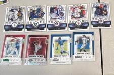 Panini Contenders MLB Card Lot Realmuto Nola Lindor Albies Rodriguez (10)