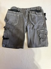 Bluewear Rough Workwear Mens Size 50 Cargo Shorts Gray Pockets 100 Cotton