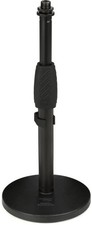 Gator Frameworks GFW-MIC-0601 Desktop Mic Stand with Round Base and Twist Clutch