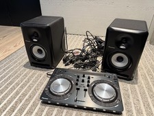 Pioneer DDJ-WEGO3 DJ Dual Deck Controller Black + Speakers S-DJ50X Coll SW13