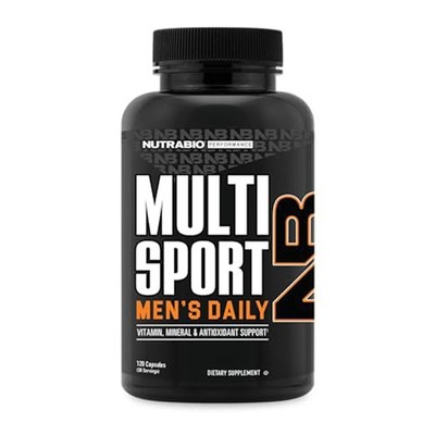 NutraBio Multisport for Men - Mens MultiVitamin - 33 1 Count (Pack of 1)
