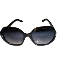 Sunglasses 100 Uv Protection. Designer Style Hexagon. Havana Tortoise Grey Lens