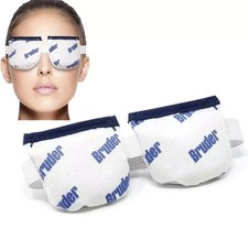 100 AUTHENTIC Bruder Moist Heat Eye Compress Microwave Activated New Eye Mask