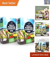 All-Purpose 120L Compost for Optimal Growth of Houseplants & Garden Vegetables 0.37 per litre