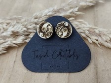 Ohrstecker Holz Ohrring Holz Schmuck Geschenk Stecker Lebensbaum Form Figur Wood