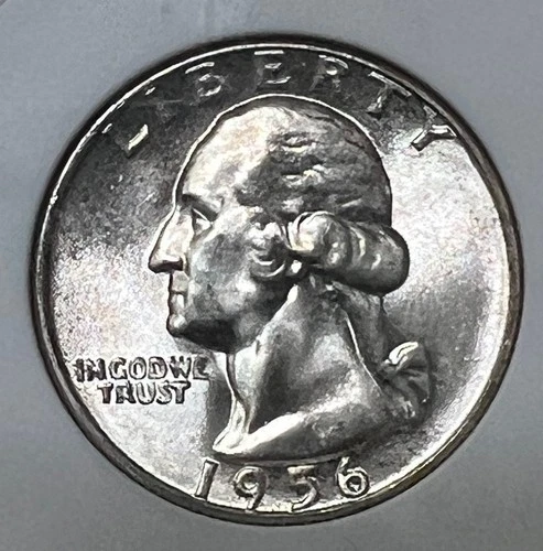 1956 Washington Quarter 25C CHOICE Brilliant Uncirculated