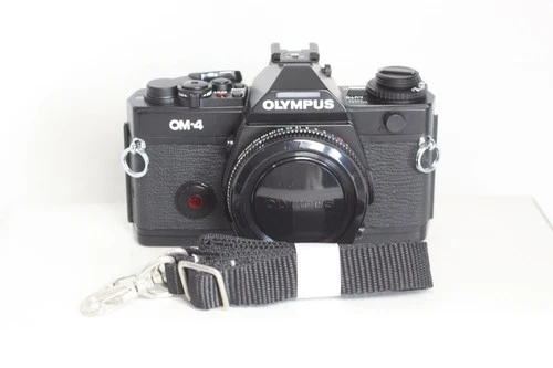 Excellent Olympus OM-4 35mm Film SLR Camera Black Body Only From Japan