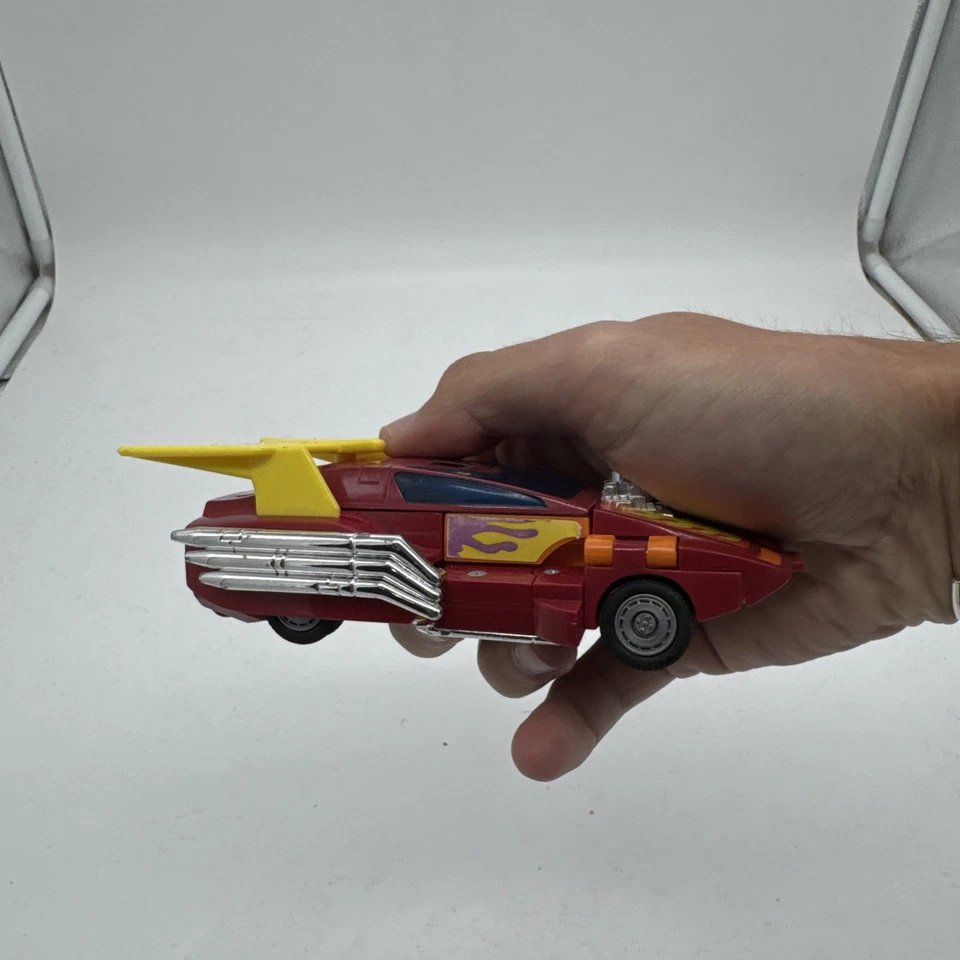 Vintage Hasbro Transformers G1 Cavalier Hot Rod Autobots Toy 1988 Incomplete - Image 3 of 4