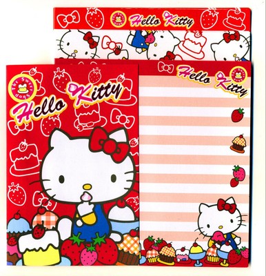 hello kitty cakes and strawberry dessert multi design letter set ebay