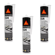 Sikaflex 554 300ml - WHITE 3 ITEMS