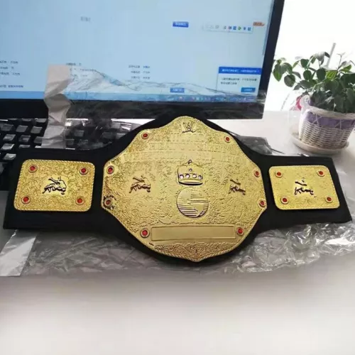New World Heavyweight Big Gold Championship Wrestler Champion wwe Belt Replica - Picture 1 of 9