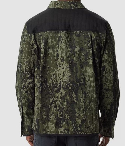 Bass Outdoor Men's Green Worker Standard-Fit Camouflage Shirt Jacket Size M - 第 3/6 張圖片