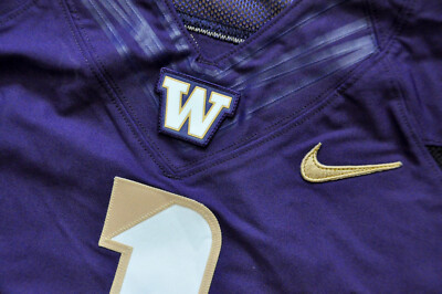 1 Washington Huskies Nike Jersey Team Issue Game Football Purple