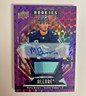 2022-23 Allure Hockey Matty Beniers RC Auto Patch - Purple Diamond SP # 09/10!