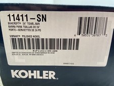 Kohler K-11411-SN Bancroft 24" Towel Bar Vibrant Polished Nickel-READ 