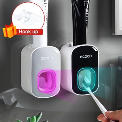 Quick Practical Automatic Toothpaste Dispenser Without Dirt Super Easy Toothbrus