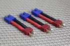 3-PACK FEMALE EC3 TO MALE T-PLUG DEANS 12awg BATTERY ADAPTER CONNECTOR USA