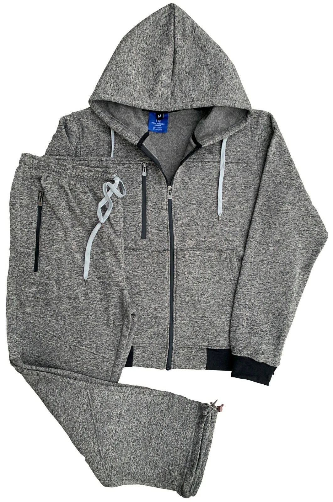 Men's Soft Fleece Warm Sweat Jacket & Sweatpants Fleece suit (M to 5XL)