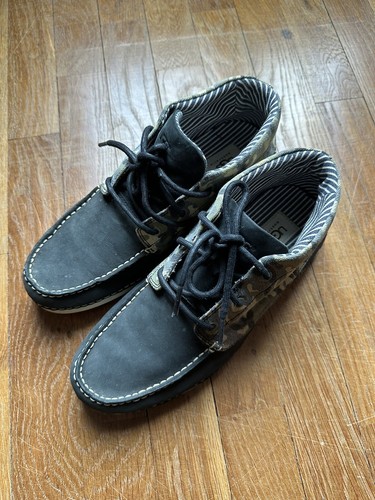 UGG Australia Herrenschuhe gebraucht hoch Gr.42 Leder + Canvas Ref. N24