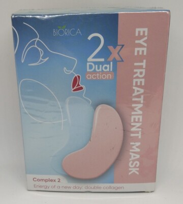 Biorica Eye Treatment Mask 2x, double collagen. Sealed New.