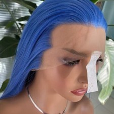 Natural Hairline Wig Lace Front Free Part Heat Synthetic Hair Daily Use Cosplay