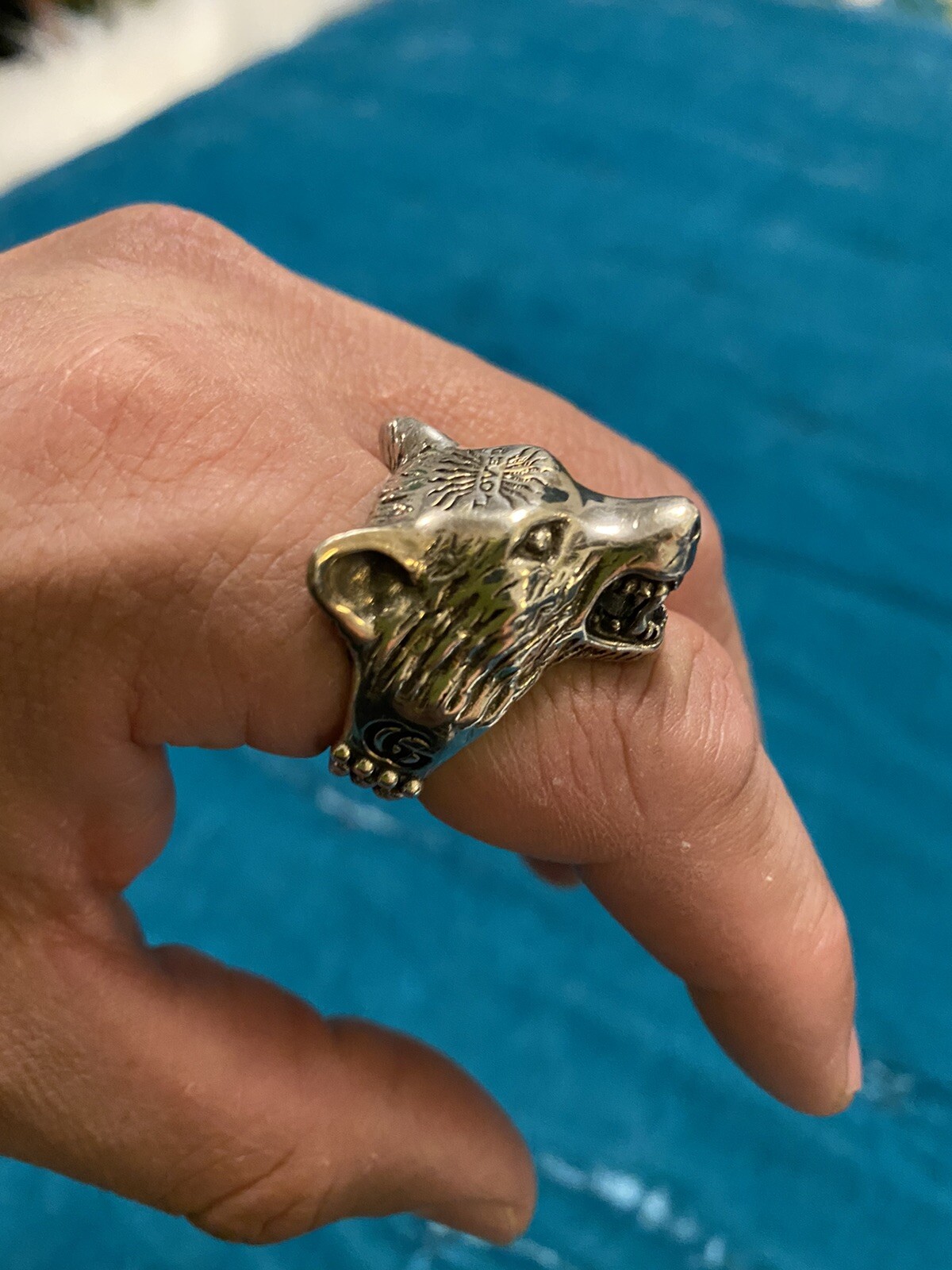 gucci wolf ring