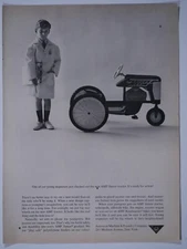 AMF Super Trac Junior Tractor Vintage 1963 Original Print Ad 8.5 x 11"