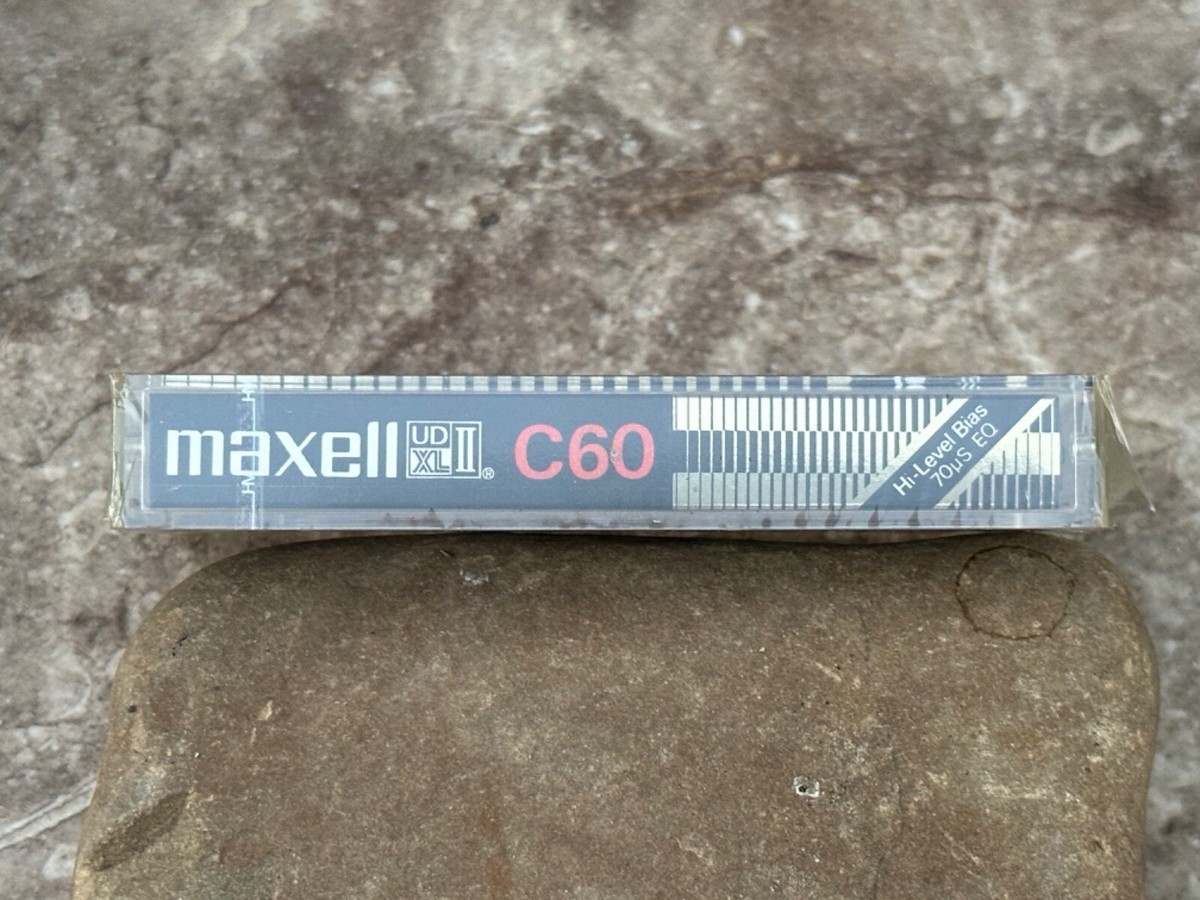 NEW MAXELL UD XL II C60 Japan Hi-Level Bias Chrome Cassette Tape