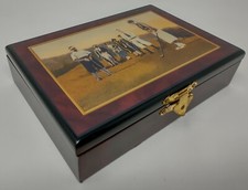 Wood Playing Card Case with 2 decks of cards ...